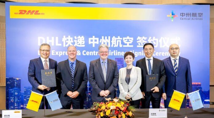 DHL y Central Airlines firman importante acuerdo