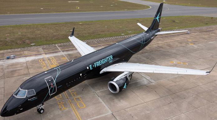 El E-Freighter de Embraer obtiene triple certificación
