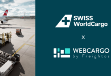 Swiss WorldCargo amplía su presencia digital en WebCargo by Freightos