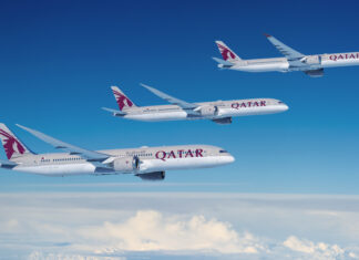 Boeing y Qatar Airways anuncian un pedido histórico de hasta 210 aviones de fuselaje ancho