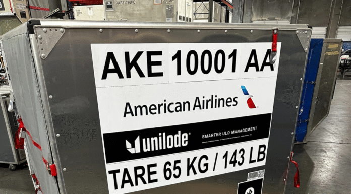 Unilode incorpora a American Airlines Cargo a su red de gestión y digitalización de ULD